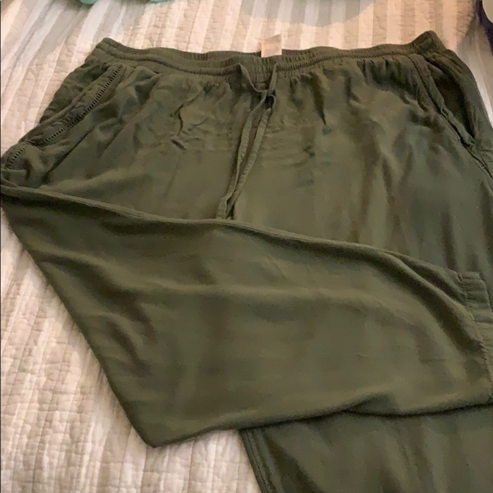 Loose fitting baggy draw string pants